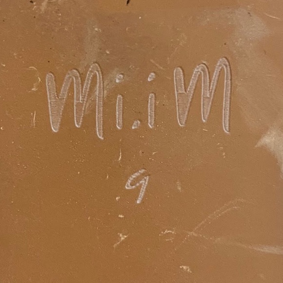 Mi.iM Reece Woven Leather Mint Green Pistachio Open Toe Slide, Sz 9 - Picture 9 of 9